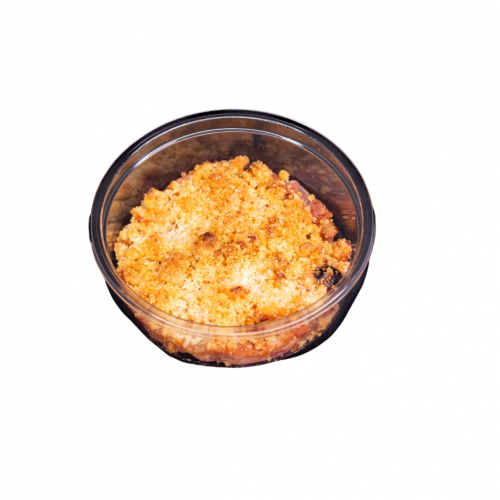  CRUMBLE POMMES, FRUITS ROUGES